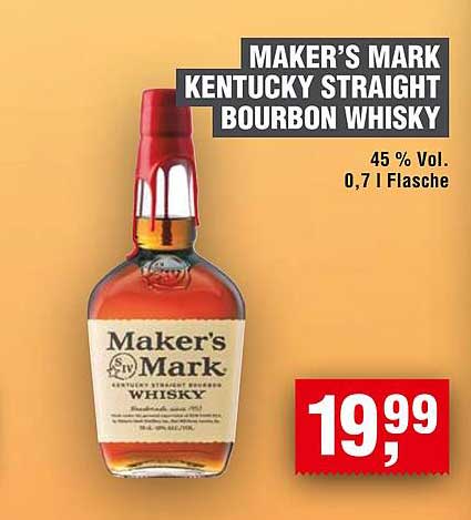 MAKER'S MARK KENTUCKY STRAIGHT BOURBON WHISKY