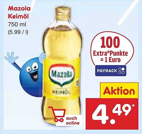 Mazola Keimöl 750 ml