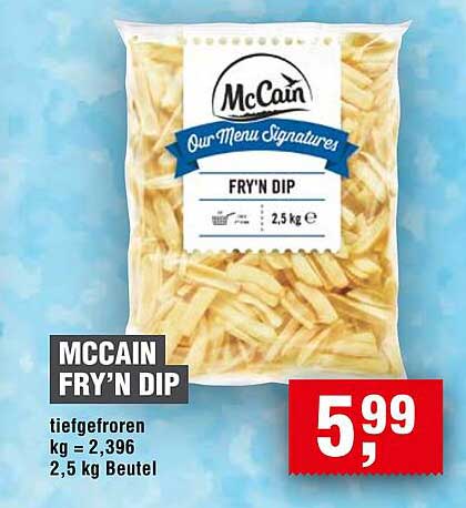 McCain Fry'n Dip - 2,5 kg Beutel