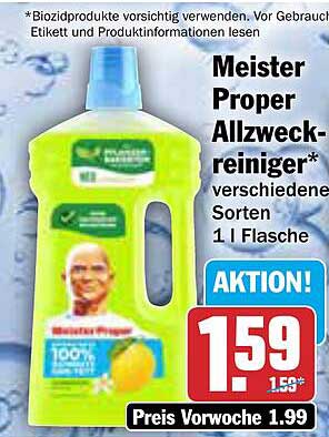 Meister Proper Allzweckreiniger - verschiedene Sorten 1 l Flasche