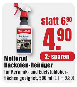 Mellerud Backofen-Reiniger für Keramik- und Edelstahloberflächen, 500 ml