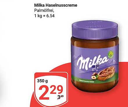Milka Haselnusscreme