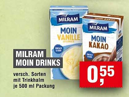 MILRAM Moin Drinks - verschiedene Sorten