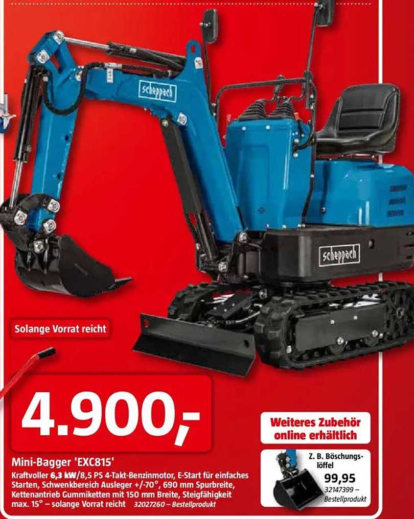 Mini-Bagger 'EXC815'