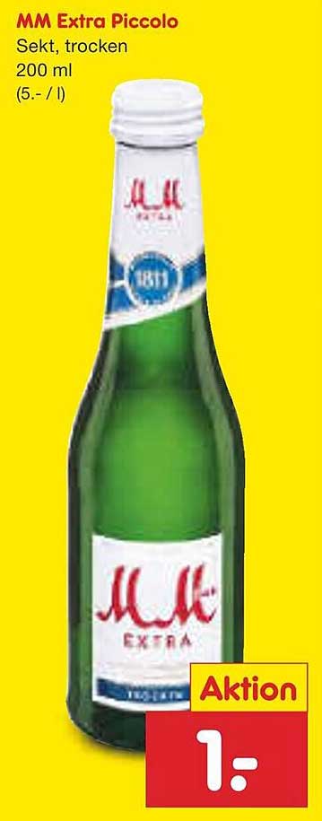 MM Extra Piccolo Sekt, trocken 200 ml