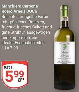 Monchiero Carbone Roero Arneis DOCG