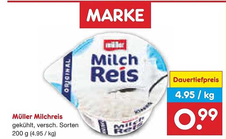 Müller Milchreis 200 g (0,99)
