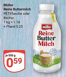 Müller Reine Buttermilch 500 g