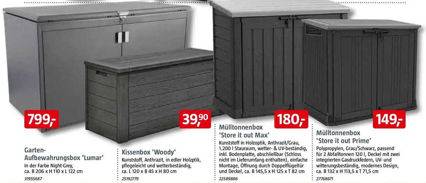 Mülltonnenbox 'Store it out Max'