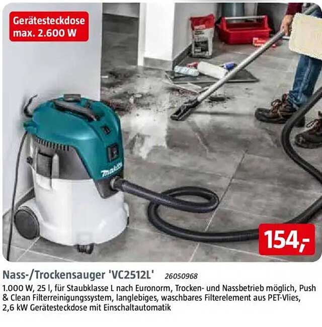 Nass-/Trockensauger 'VC2512L'