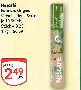Nescafé Farmers Origins, verschiedene Sorten, je 10 Stück
