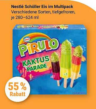 Nestlé Schöller Eis im Multipack – Kaktus Parade