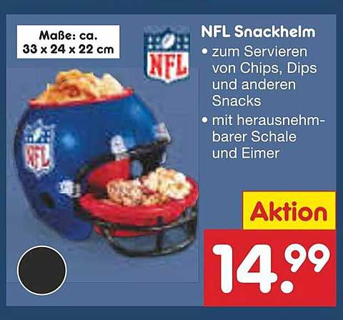 NFL Snackhelm