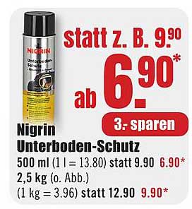 Nigrin Unterboden-Schutz