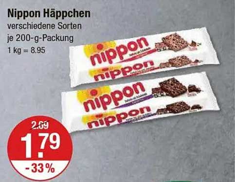 Nippon Häppchen - verschiedene Sorten je 200-g-Packung
