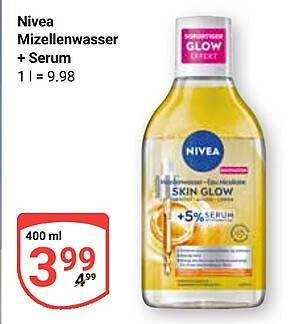 Nivea Mizellenwasser + Serum 400 ml