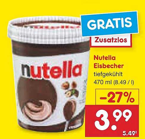 Nutella Eisbecher