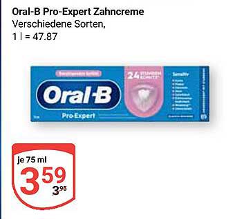 Oral-B Pro-Expert Zahnpasta - 75 ml