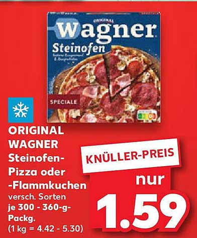 ORIGINAL WAGNER Steinofen-Pizza oder Flammkuchen
