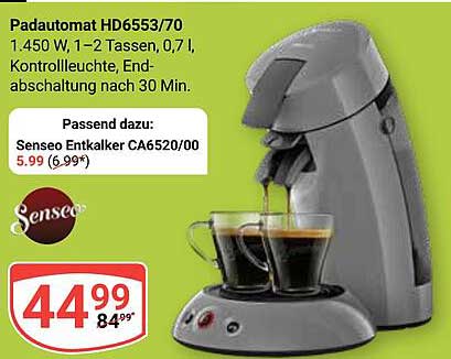 Padautomat HD6553/70