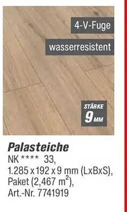 Palasteiche - Wasserresistenter Bodenbelag für Ihr Zuhause