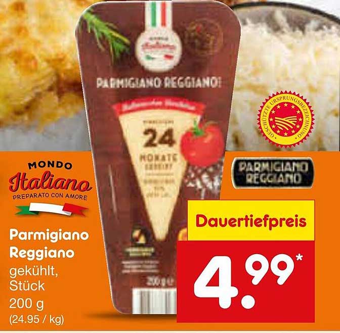 Parmigiano Reggiano gekühlt, Stück, 200 g