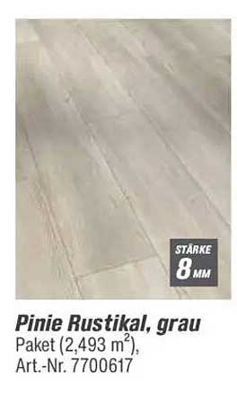 Pinie Rustikal, grau