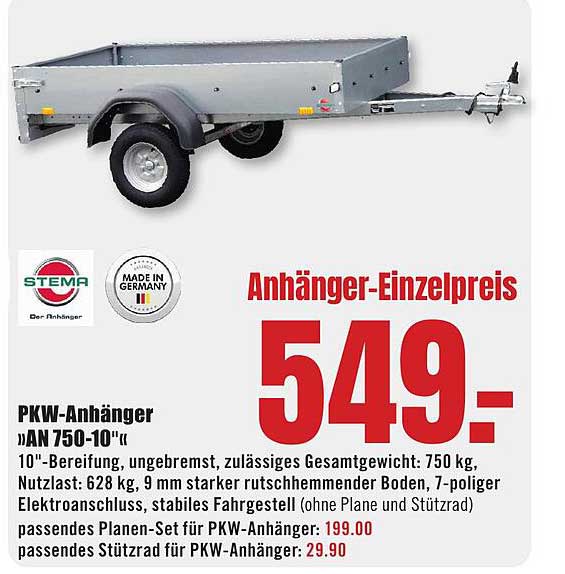 PKW-Anhänger »AN 750-10«