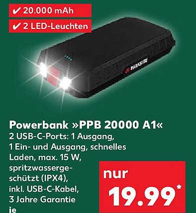 Powerbank »PPB 20000 A1«