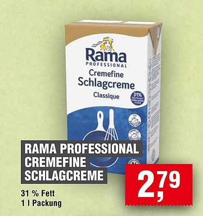 Rama Professional Cremefine Schlagcreme 1 l