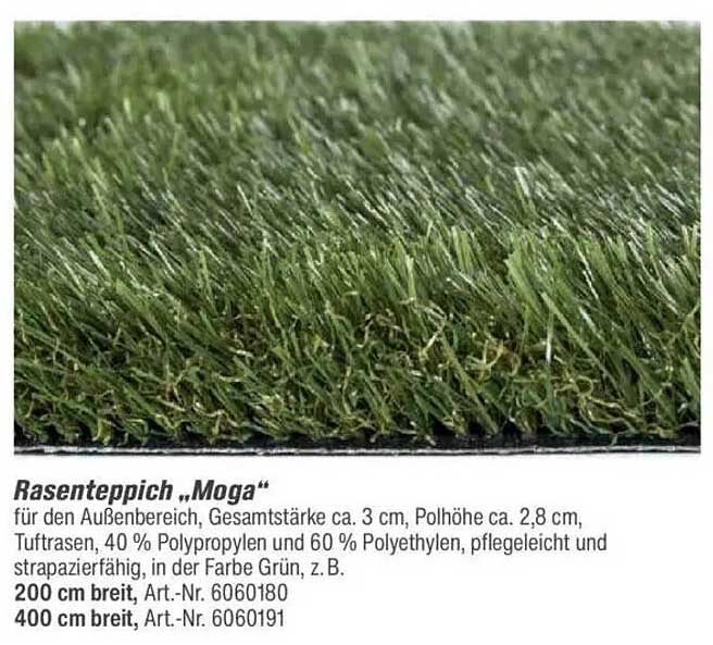 Rasenteppich „Moga“ - für den Außenbereich