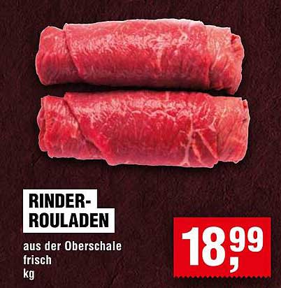 Rinder-Rouladen aus der Oberschale frisch