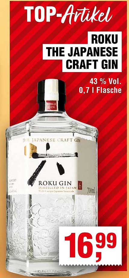 ROKU THE JAPANESE CRAFT GIN 0,7L