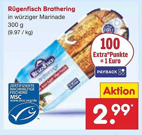 Rügenfisch Brathering in würziger Marinade 300 g