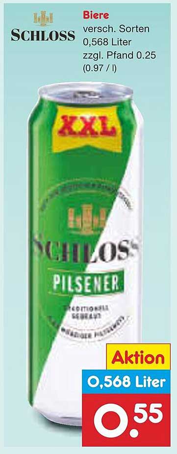 Schloss Pilsener 0,568 Liter – Aktionspreis!