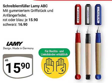 Schreiblernfüller Lamy ABC