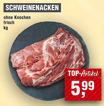 Schweinenacken ohne Knochen frisch