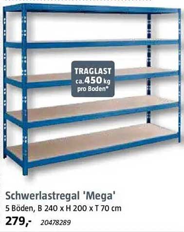 Schwerlastregal 'Mega'