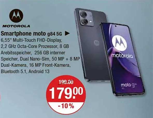 Smartphone moto g84 5G