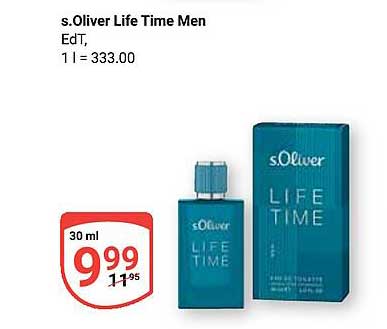 s.Oliver Life Time Men Eau de Toilette 30 ml