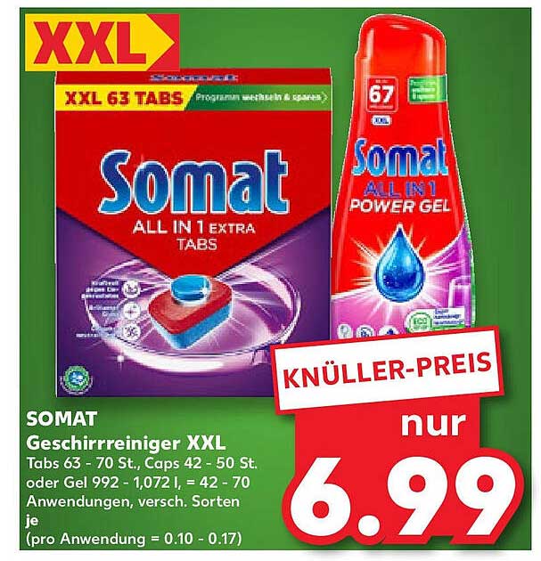 Somat Geschirrreiniger XXL - Knüller-Preis!