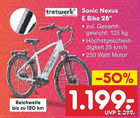 Sonic Nexus E Bike 28"