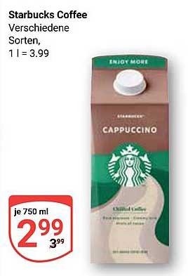 Starbucks Coffee Cappuccino 750 ml