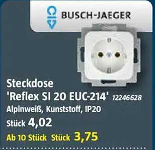 Steckdose 'Reflex SI 20 EUC-214' von Busch-Jaeger