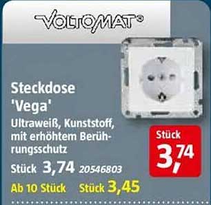 Steckdose 'Vega' von VOLTOMAT