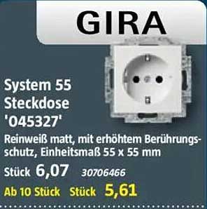 System 55 Steckdose '045327'