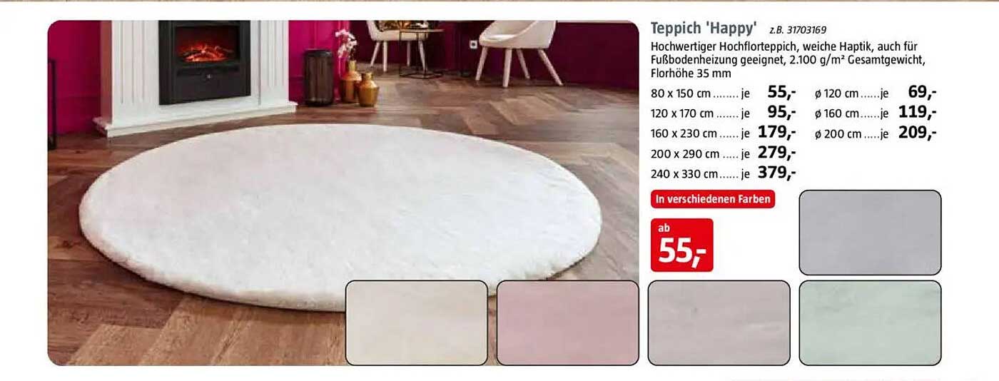 Teppich 'Happy'