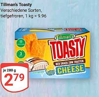 Tillman's Toasty - Verschiedene Sorten, tiefgefroren