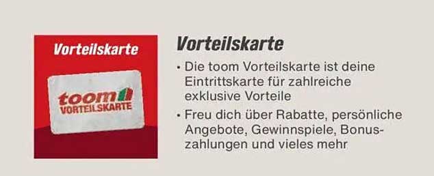 toom Vorteilskarte