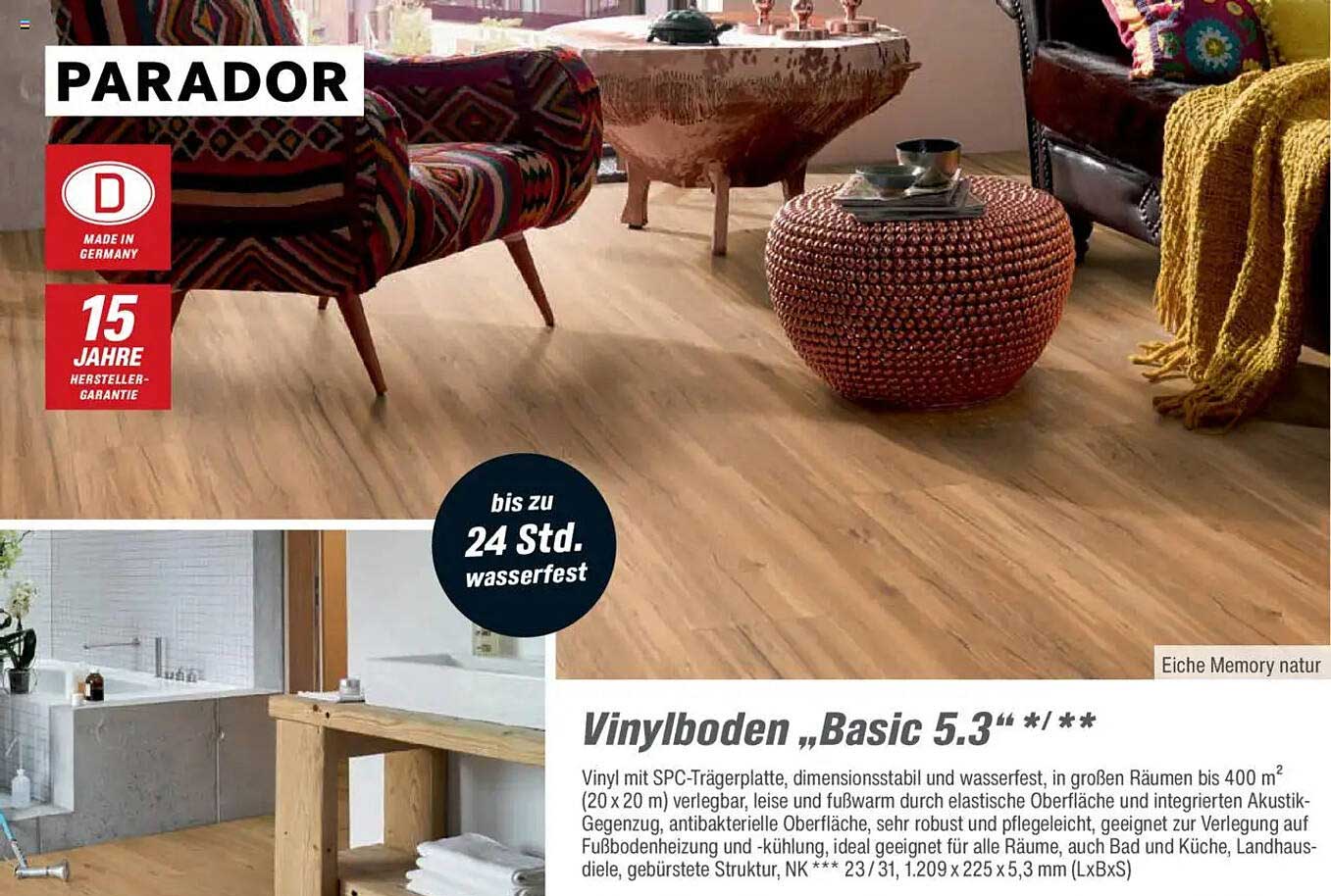 Vinylboden „Basic 5.3“